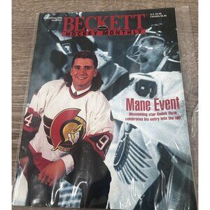 Beckett Hockey Monthly #47 Mane Event Radek Bonk Senators September 1994